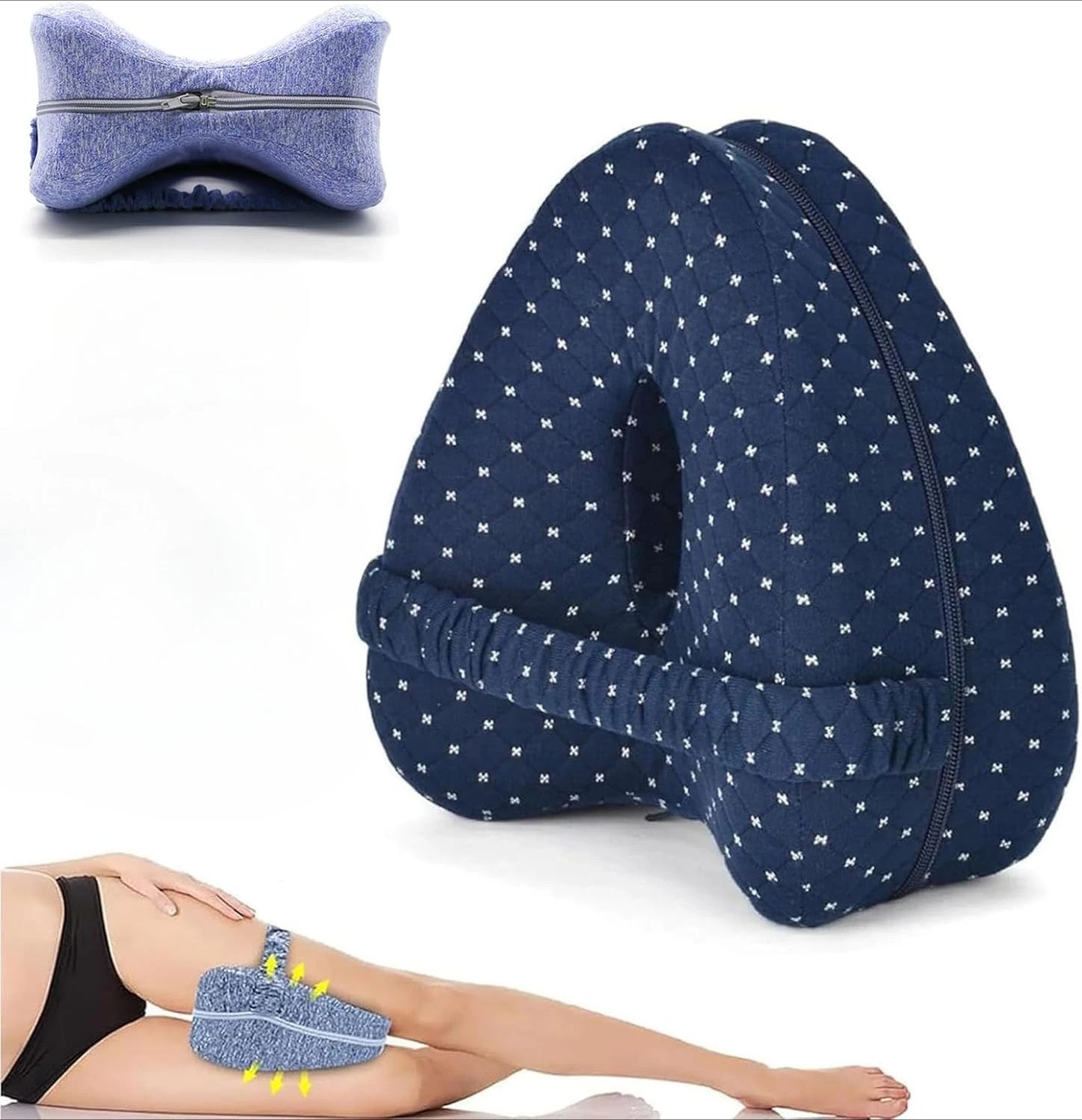 Revoget Hip Alignment Pillow Revoget Alignment Pillows for Side Sleepers Relieve Hip Pain Sciatica Leg Alignment Pillow