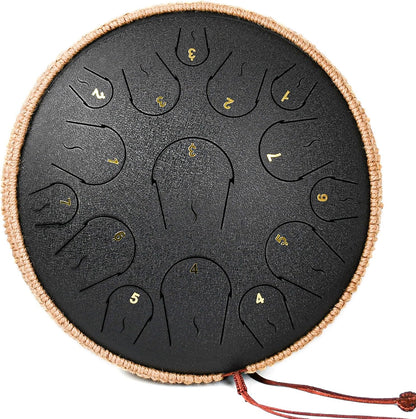 Unwind and Escape with Hluru’s 14" Steel Tongue Drum