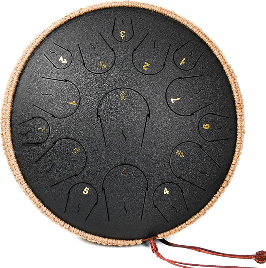 Unwind and Escape with Hluru’s 14" Steel Tongue Drum